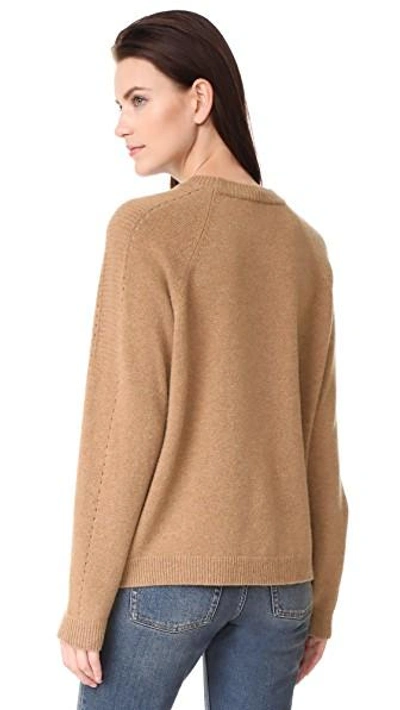 Shop Belstaff Shilpa Cashmere Sweater In Sepia