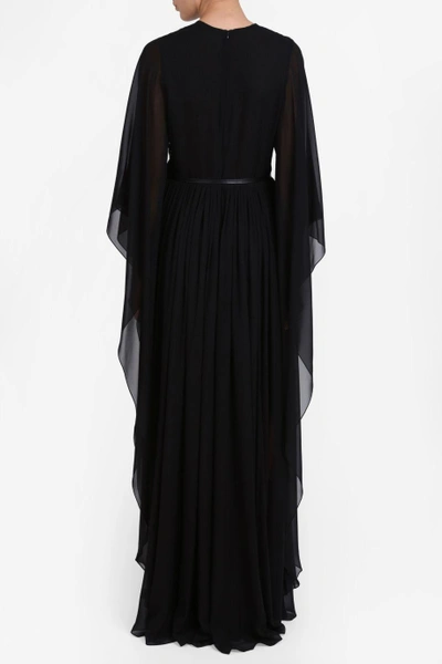 Shop Elie Saab Wide Sleeve Dress