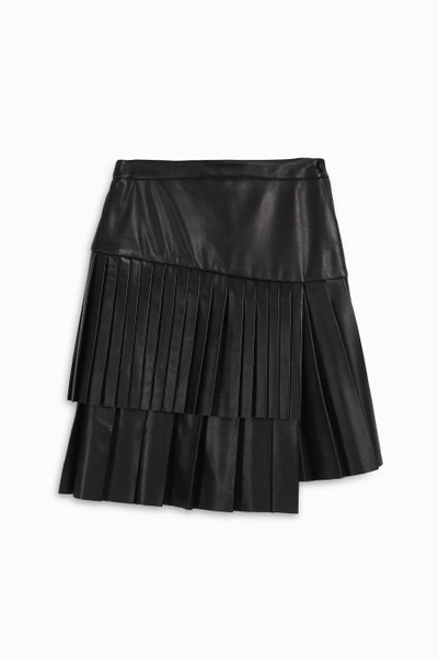 Shop Adam Lippes Triple Pleat Skirt