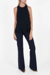 JONATHAN SIMKHAI Puplum Crepe Top