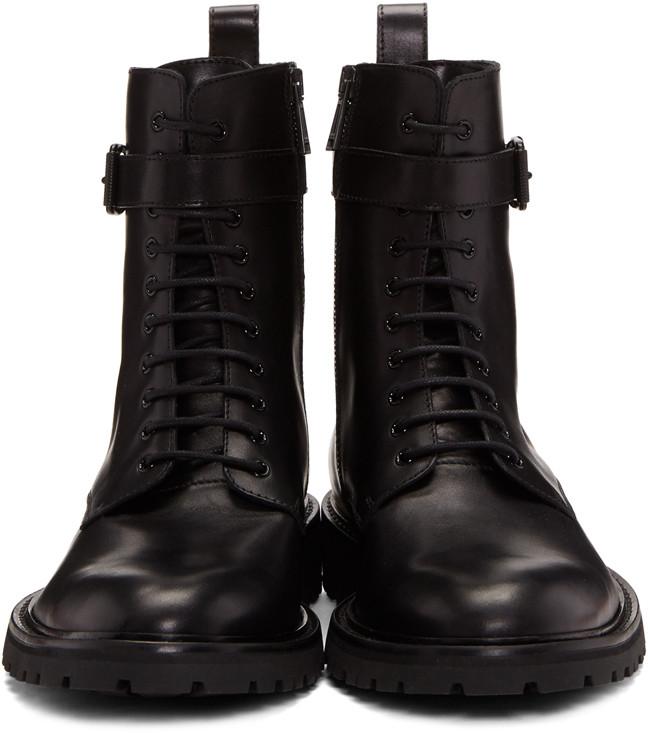 Belstaff Paddington Leather Ankle Boots In Black | ModeSens