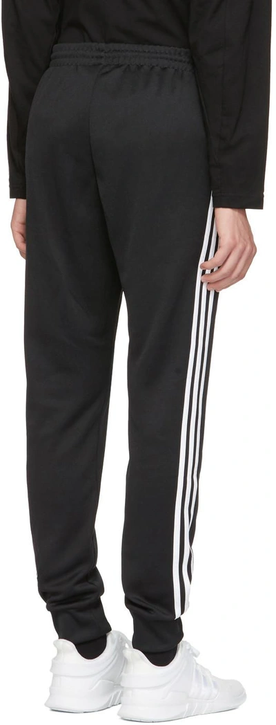 Shop Adidas Originals Black Superstar Track Pants