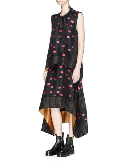 Shop Proenza Schouler Ikat Dot Fil Coupé Jacquard Skirt