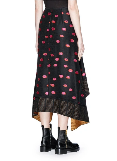 Shop Proenza Schouler Ikat Dot Fil Coupé Jacquard Skirt