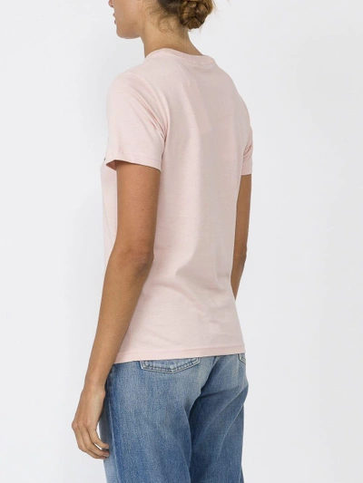 Shop Alexa Chung Pink 'double Trouble' Boxy Tee