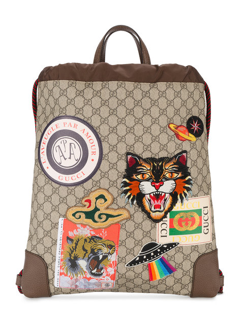 soft gg supreme drawstring backpack