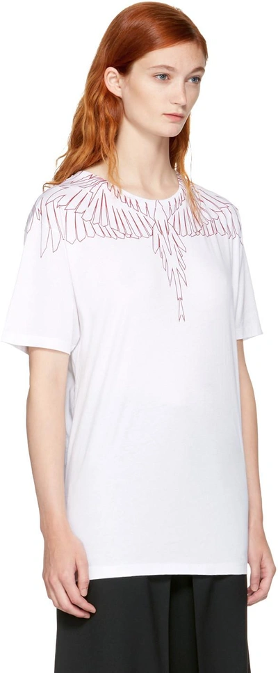Shop Marcelo Burlon County Of Milan White Mawida T-shirt