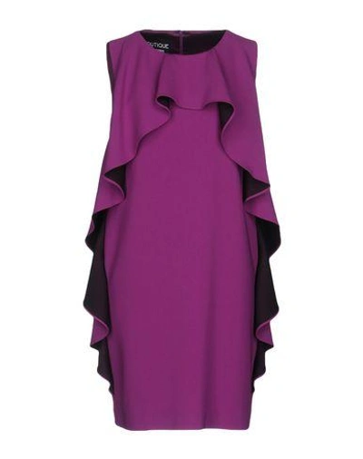 Shop Boutique Moschino Short Dress In Purple