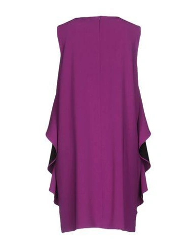 Shop Boutique Moschino Short Dress In Purple