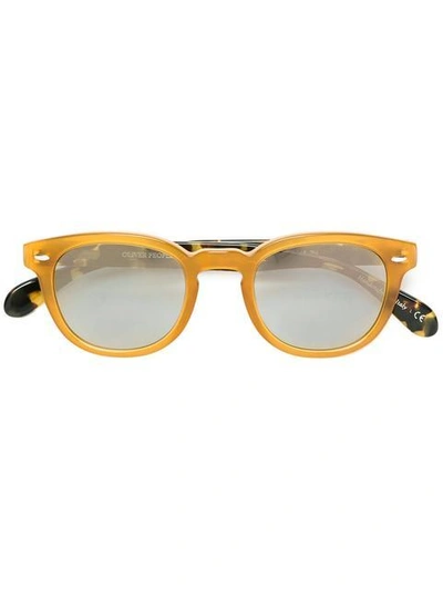Shop Oliver Peoples Sheldrake Sunglasses - Brown