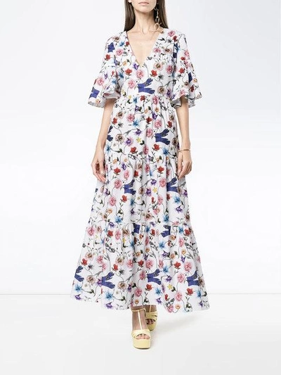 Shop Borgo De Nor Floral Print Maxi Dress