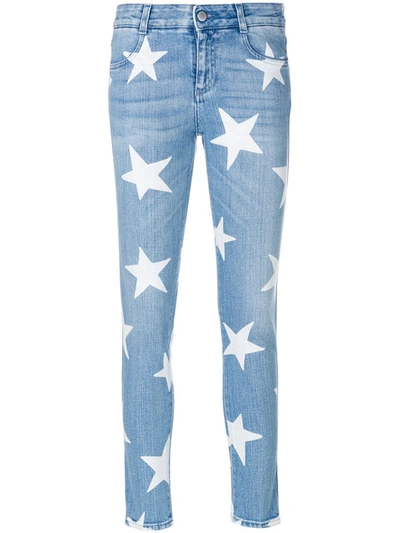 Stella Mccartney Star Print Jeans - 蓝色 In Blue