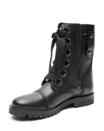 Zadig & Voltaire Leather Ankle Boots In Black