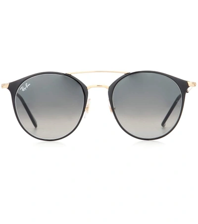 Shop Ray Ban Rb3546 Round Sunglasses