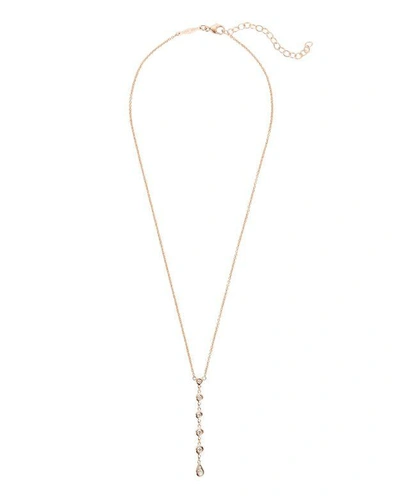 Shop Jacquie Aiche Six Diamond Y Lariat Necklace In Gold