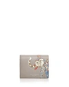 TORY BURCH Elephant Foldable Mini Wallet,2621737FRENCHGRAY/SILVER