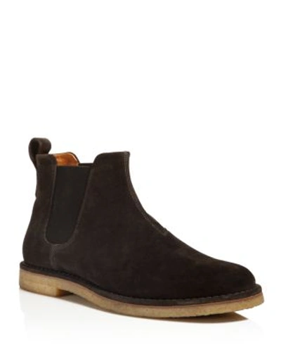 Shop Vince Sawyer Chelsea Boots In Graphite Grey