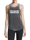FEEL THE PIECE Hangry Graphic Printed Tank