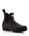 Hunter Original Chelsea Short Slip-on Rain Boots In Black