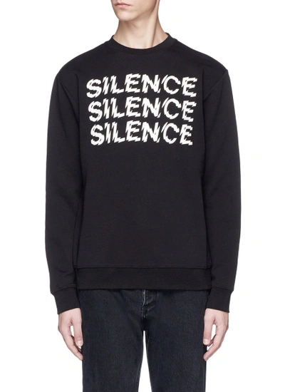 Shop Mcq By Alexander Mcqueen 'triple Silence' Print Sweatshirt