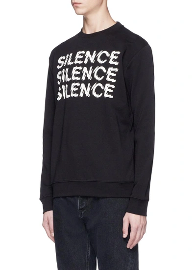 Shop Mcq By Alexander Mcqueen 'triple Silence' Print Sweatshirt