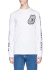 MCQ BY ALEXANDER MCQUEEN 'Bunny Be Here Now' print long sleeve T-shirt