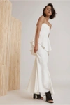 C/meo Collective I Dream It Full Length Dress In Ivory