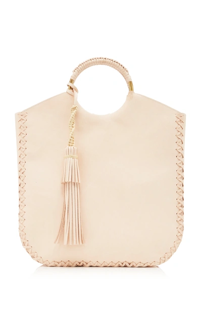 Ulla Johnson Bleecker Leather Tote In Neutral