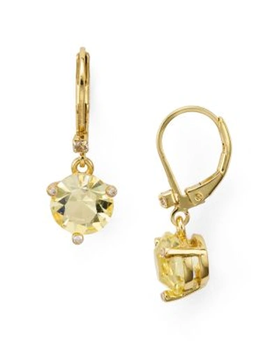 Kate Spade New York Prong Set Drop Earrings In Yellow/gold