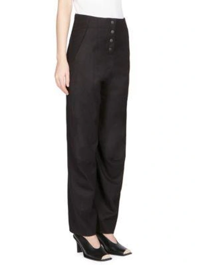 Shop Stella Mccartney High Waist Trouser In Black