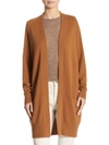 Vince Raglan Sleeve Cashmere Cardigan In Ginger