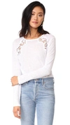 GENERATION LOVE BOWIE LACE LONG SLEEVE TEE