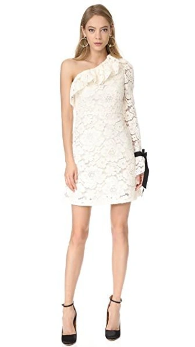 Shop Philosophy Di Lorenzo Serafini One Shoulder Dress In White