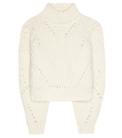 Shop Isabel Marant Farren Wool And Alpaca Sweater In White