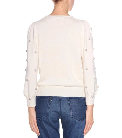 Shop Marc Jacobs Wool And Cashmere Sweater In Ivory