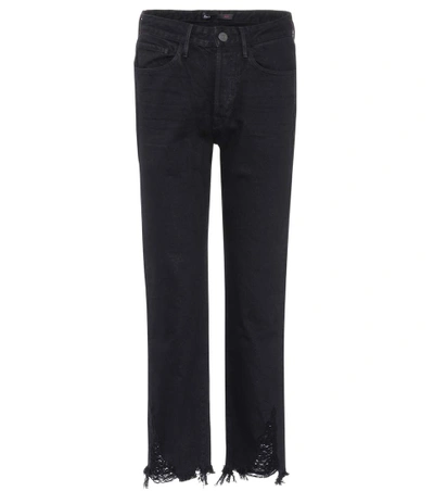 3x1 W3 Higher Ground Cropped High-rise Straight-leg Jeans In Lully