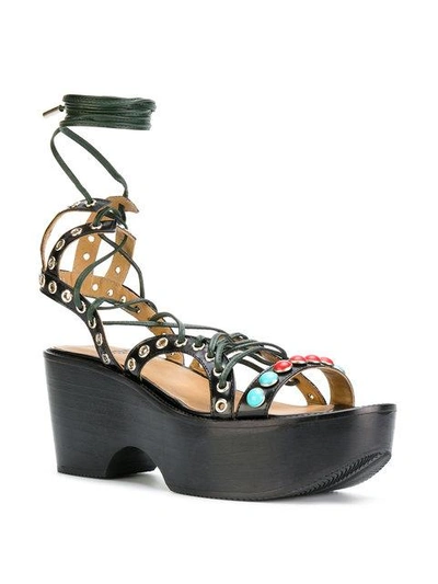 Shop Toga Platform Studded Sandals