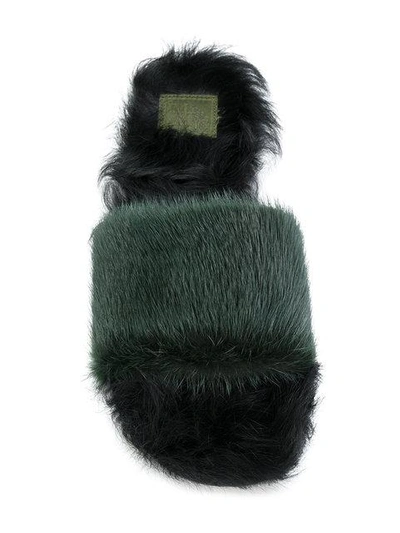 Shop Mr & Mrs Italy Fur Slippers In C3184