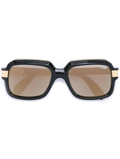 Shop Cazal Square Sunglasses In Black