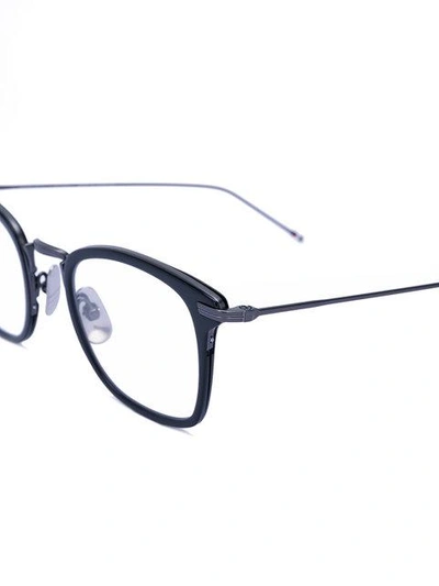 Shop Thom Browne Square Frame Glasses In Black