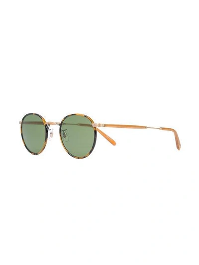 Shop Garrett Leight Wilson Sunglasses In Neutrals