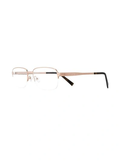 Shop Ermenegildo Zegna Square Frame Glasses