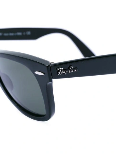 Shop Ray Ban Ray-ban Original Wayfarer太阳眼镜 - 黑色