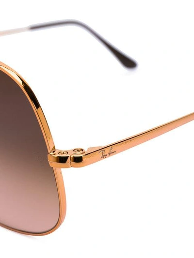 Shop Ray Ban Gradient Sunglasses In Neutrals