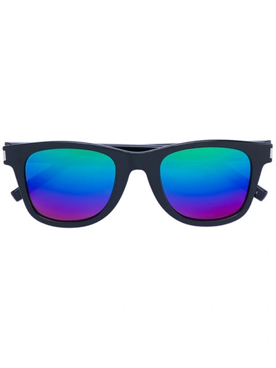 Saint Laurent Eyewear Rainbow Lens Sunglasses - Black