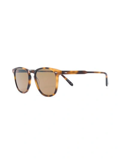 Shop Garrett Leight Brooks Sunglasses In Brown