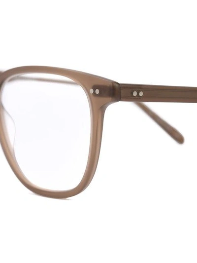 Shop Garrett Leight Brooks Glasses In Grey