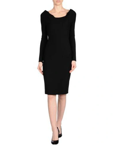 Shop Chalayan Knee-length Dress In Black