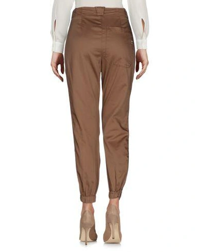Shop Dondup Casual Pants In Camel