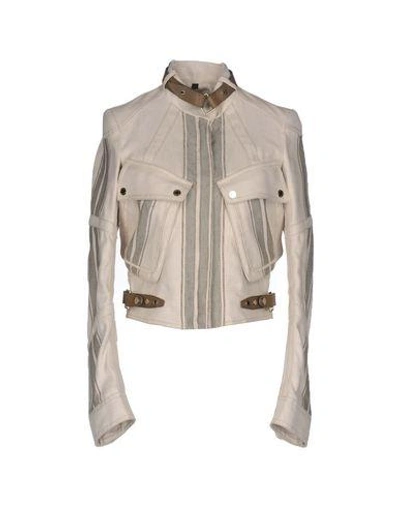 Shop Belstaff Jackets In Ivory